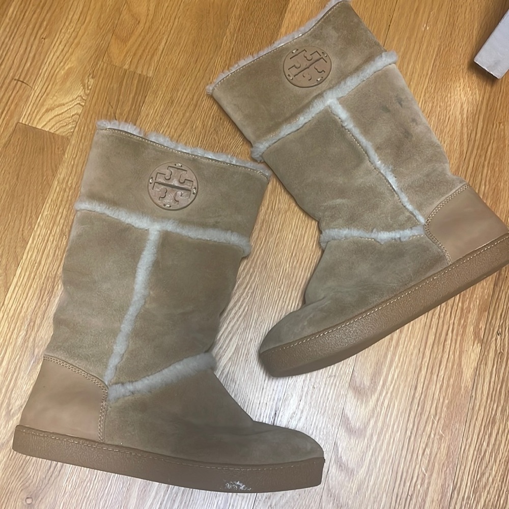 Tory Burch boots size 8.